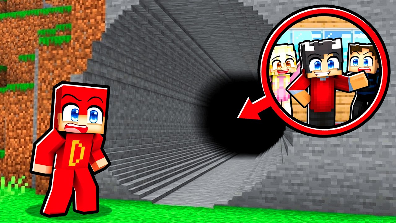 Graver En Hemmelig TUNNEL i Minecraft!