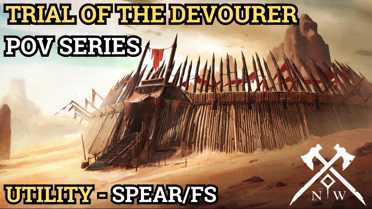 How to play UTILITY in the Sandworm Raid [SPEAR FS POV] New World Aeternum 2025