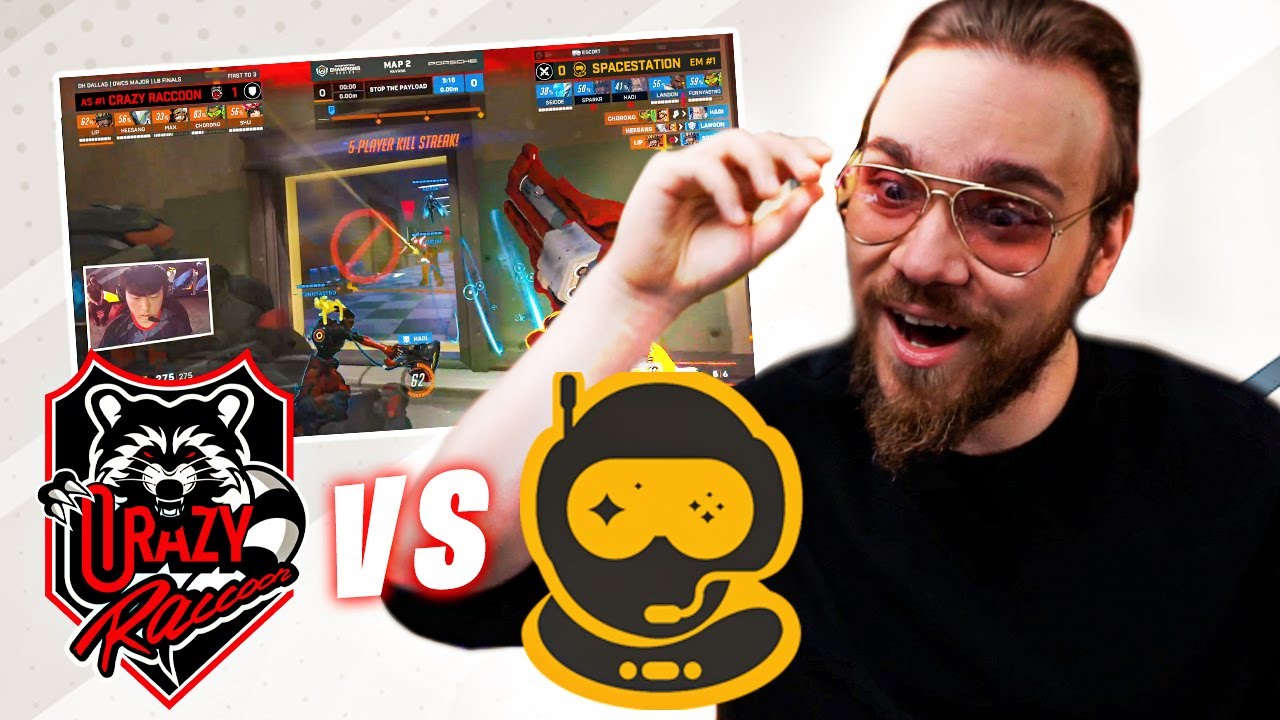 THEY PLAY SO FAST | CRAZY RACCOON VS SPACESTATION GAMING | OVERWATCH CHAMPIONS SERIES