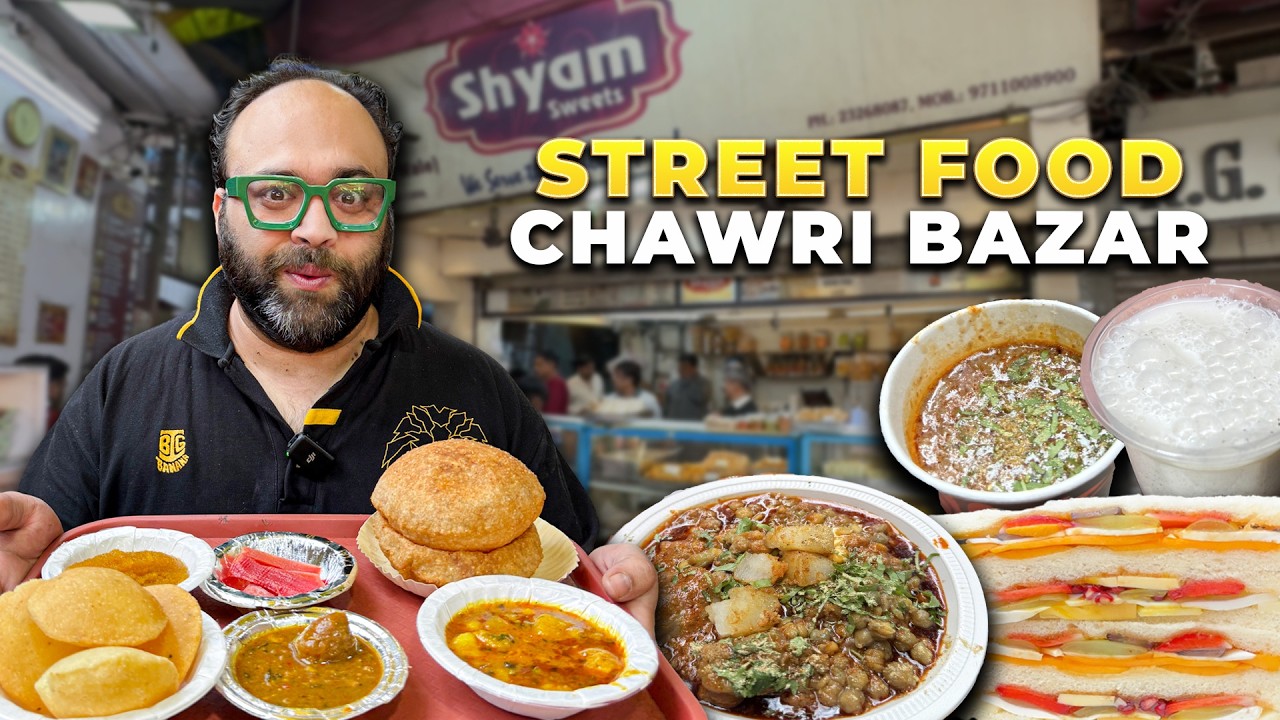 Mohalla Aapka CHAWRI BAZAR | Lotan Ke Chole Kulche, Bedmi Poori, Nagori Halwa, Fruit Sandwich,