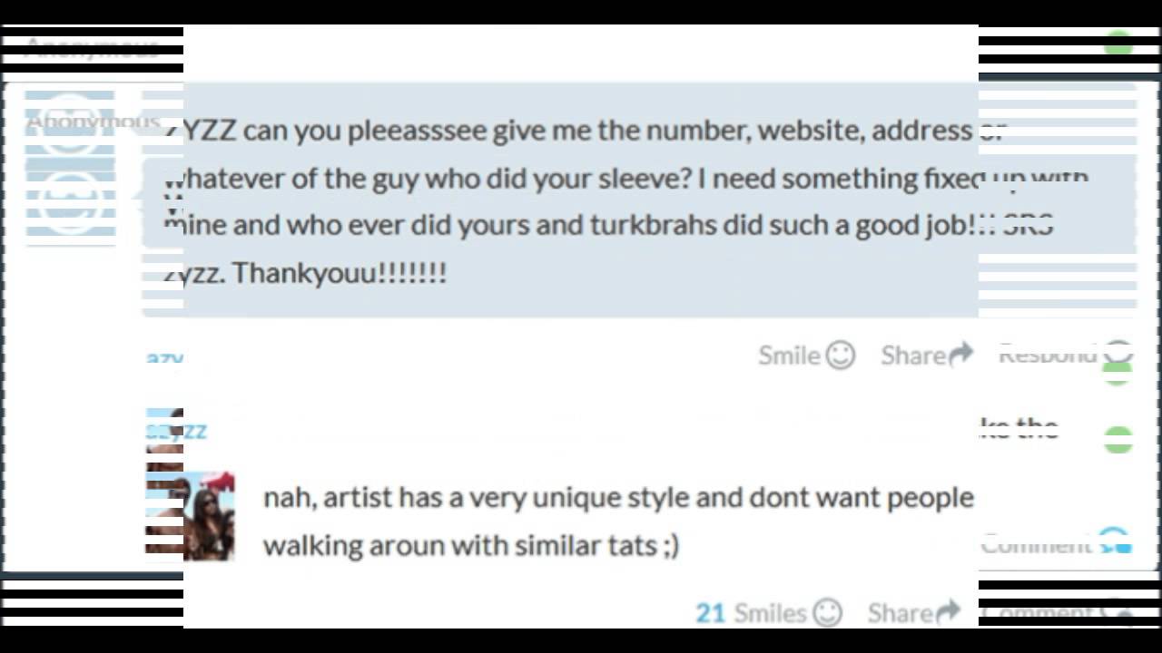 Zyzz's Formspring