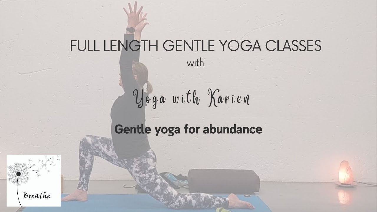 Restorative Yoga for abundance