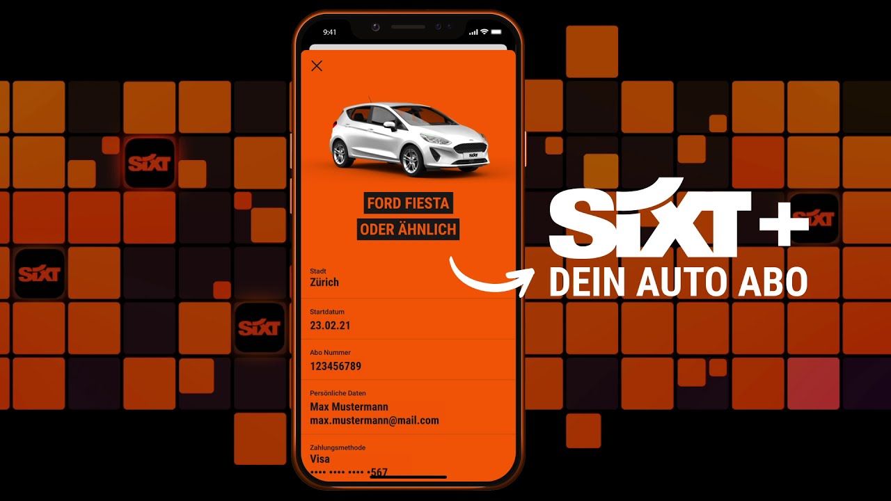 Sixt Plus - das Auto-Abonnement - Ablauffilm (CH)