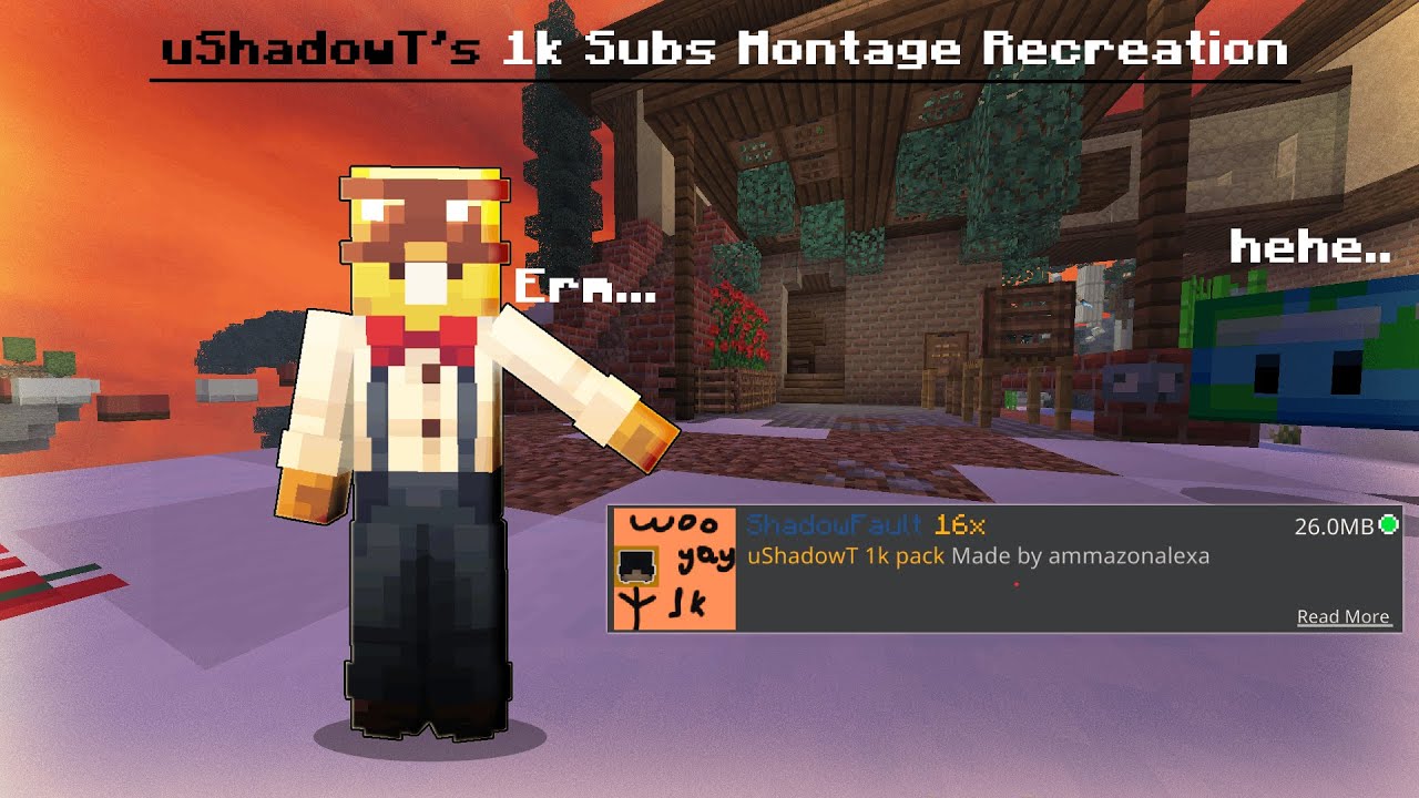 Recreation of uShadowT's 1k Montage