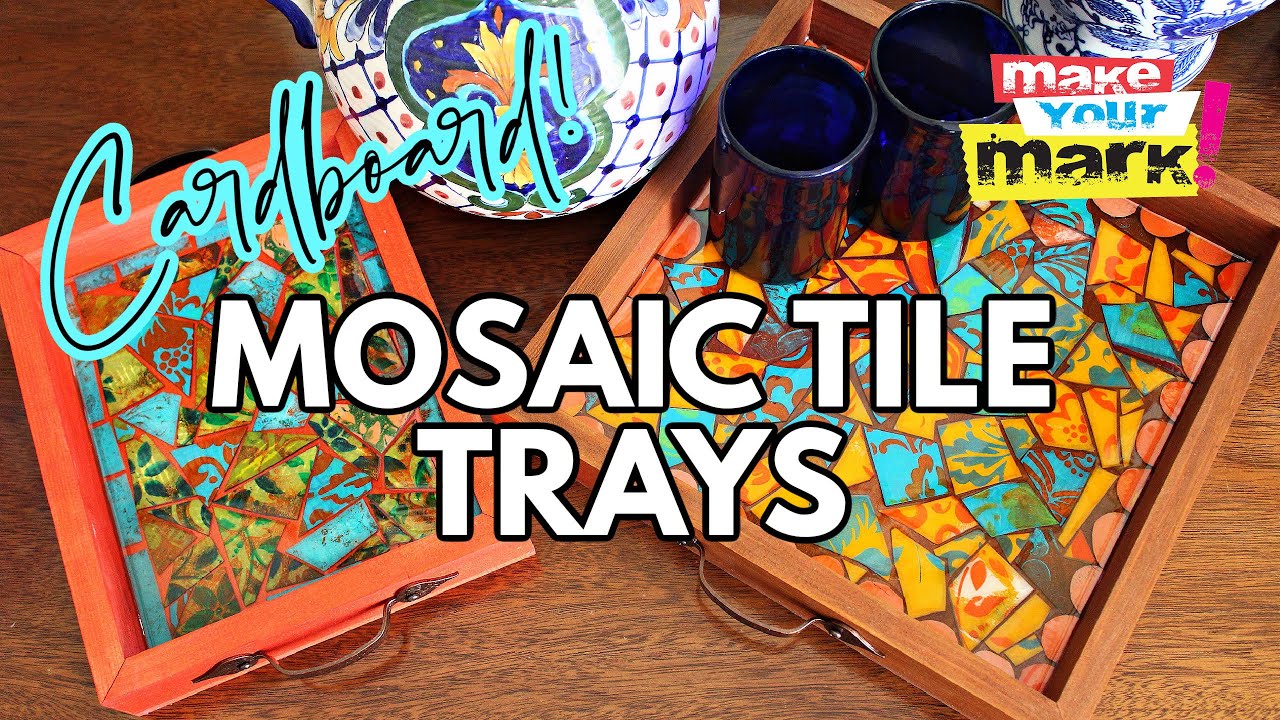 Cardboard Tile Mosaic Trays