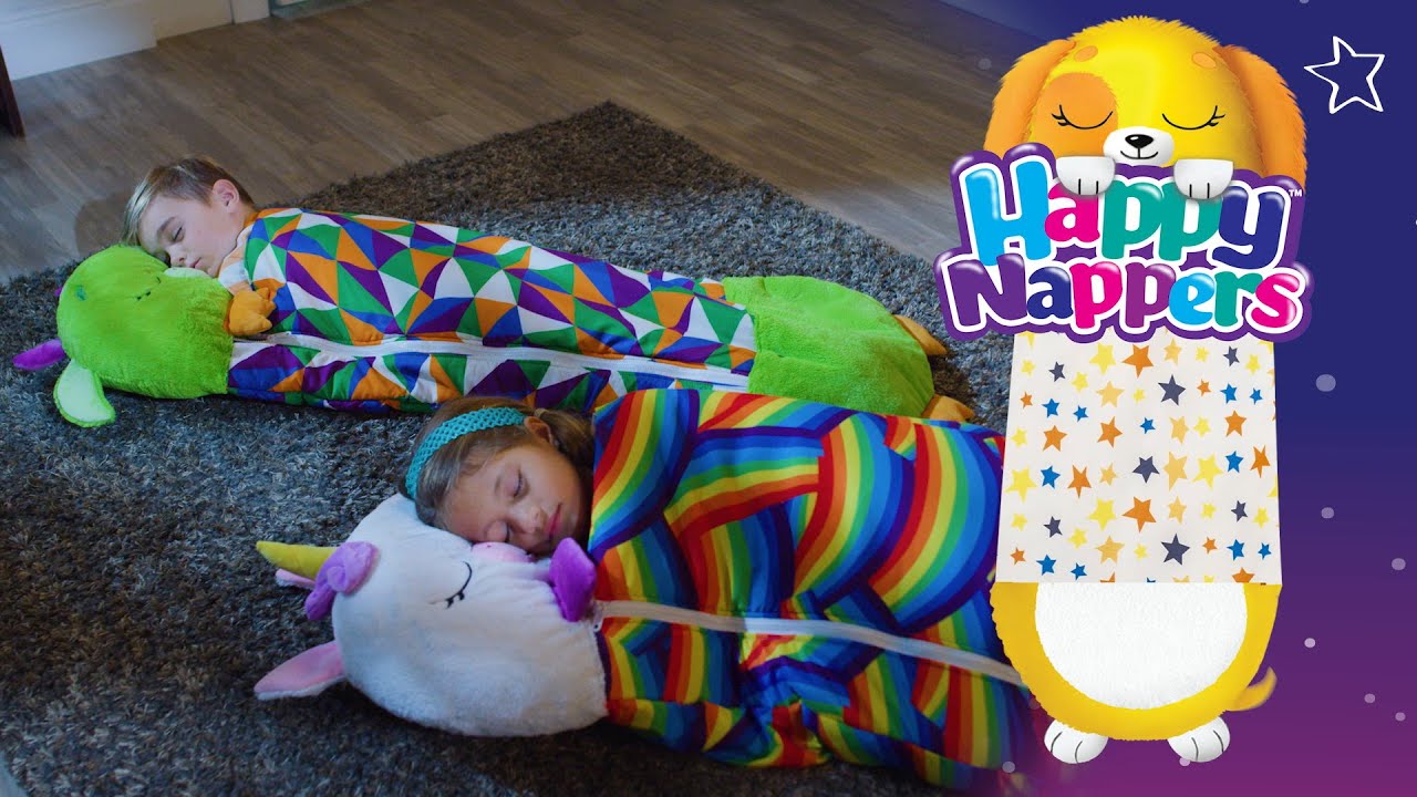Happy Nappers - Almohada y saco de dormir para ni&ntilde;os 👧👦