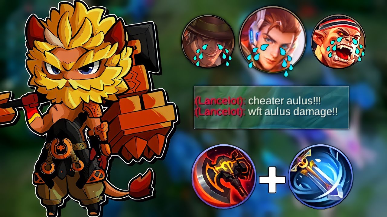 AULUS GOD MODE IN THIS BUILD | AULUS BEST BUILD AND EMBLEM MLBB