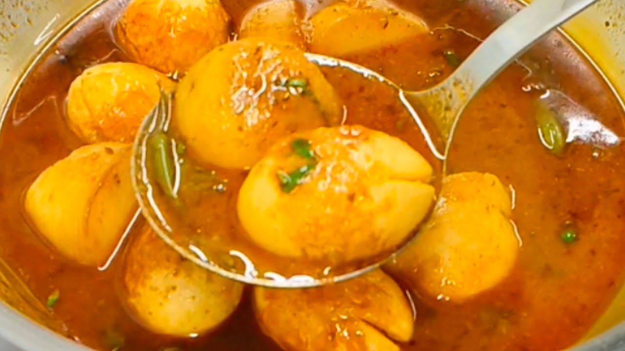 Taley Hue Ande Aloo Aa Salan | Traditional Egg Curry Recipe | Dhaba Style Anda Aloo | Anda Aloo 