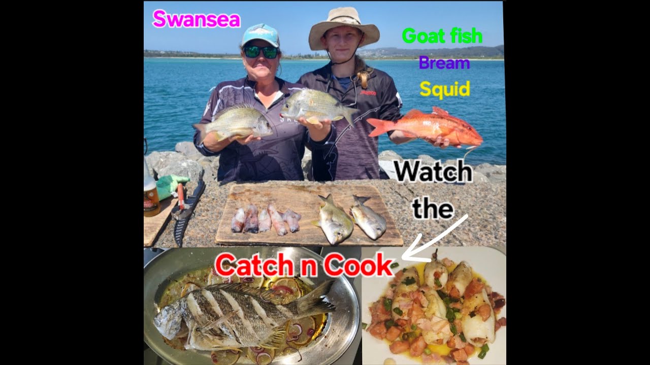 Caught a Goat Fish at Swansea Bridge