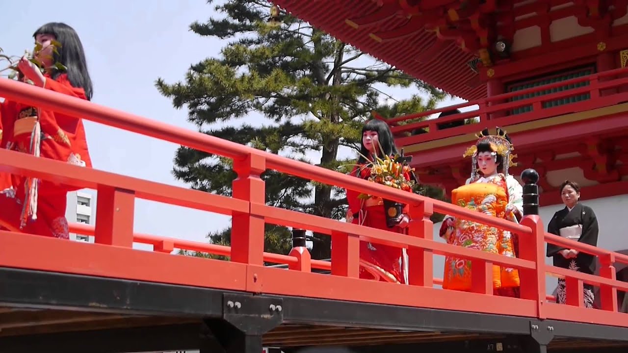 花魁道中・赤間神宮参拝