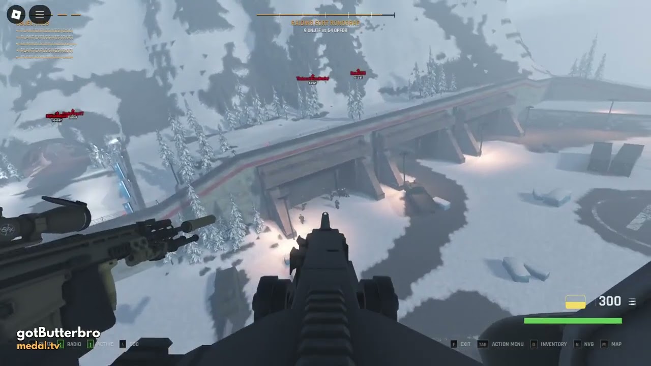 BRM5 - Helicopter turret air support in Fort Ronograd
