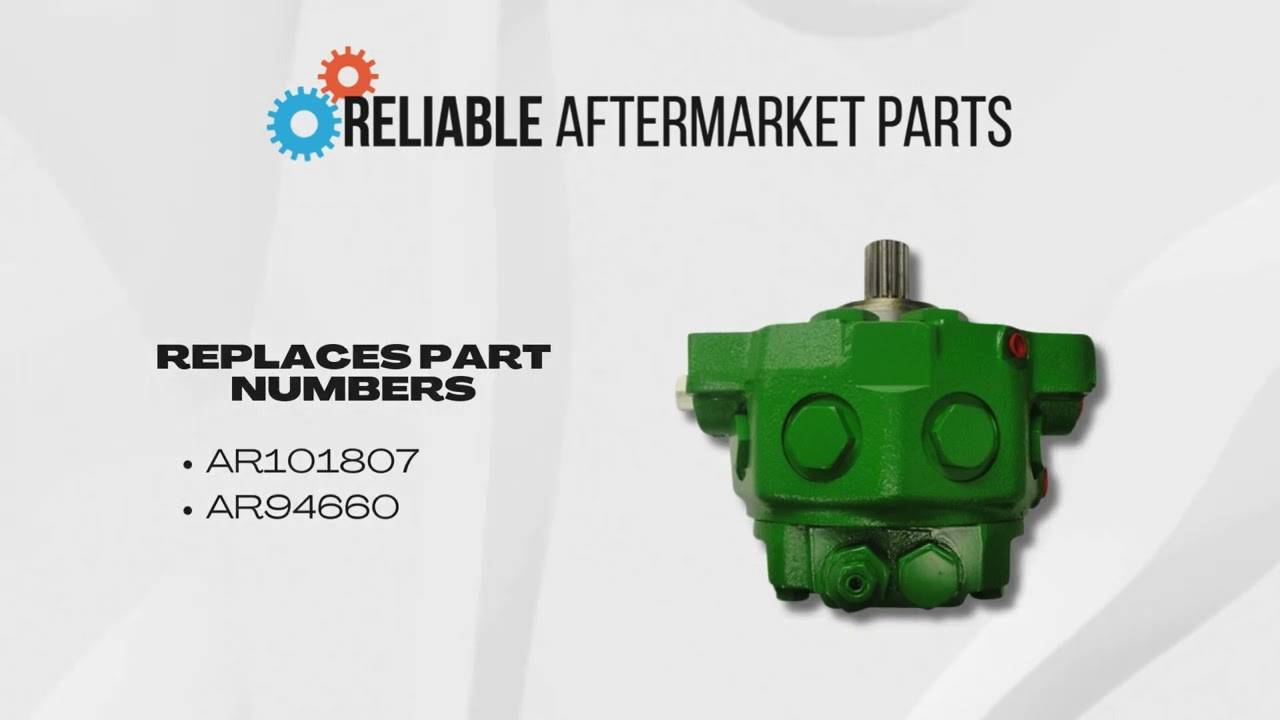 1401-1205 Hydraulic Pump Fits John Deere 9970 9965 9960 9950 600 500 AR-94660