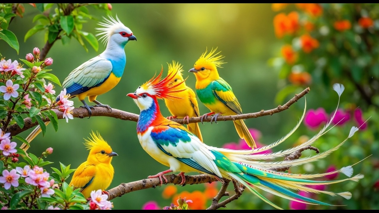 Calm Birdsong in Nature — Soothe Mood, Anxiety Relief, Soul healing, Stress relief, Ease Worry