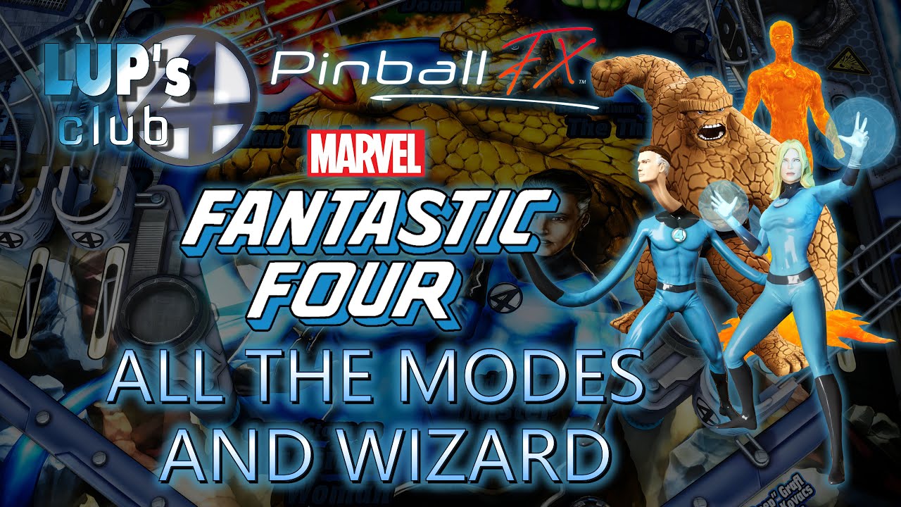 Pinball FX 🟡 Marvel Pinball: Fantastic Four ► All the Modes & Wizard (971M)