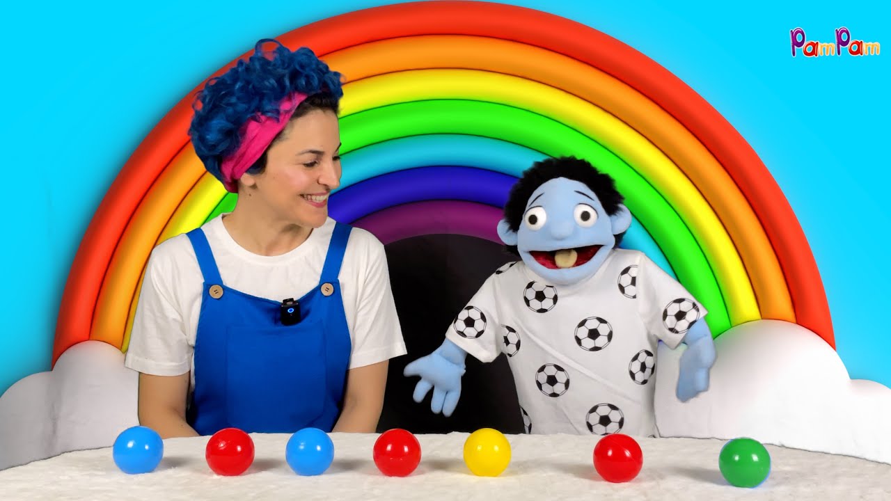 🎨 Renkleri Öğreniyoruz! 🟥🔵🟢🟡 | Elif Abla ve Tonti ile Eğlenceli Öğrenme - Pam Pam Çocuk Şarkıları