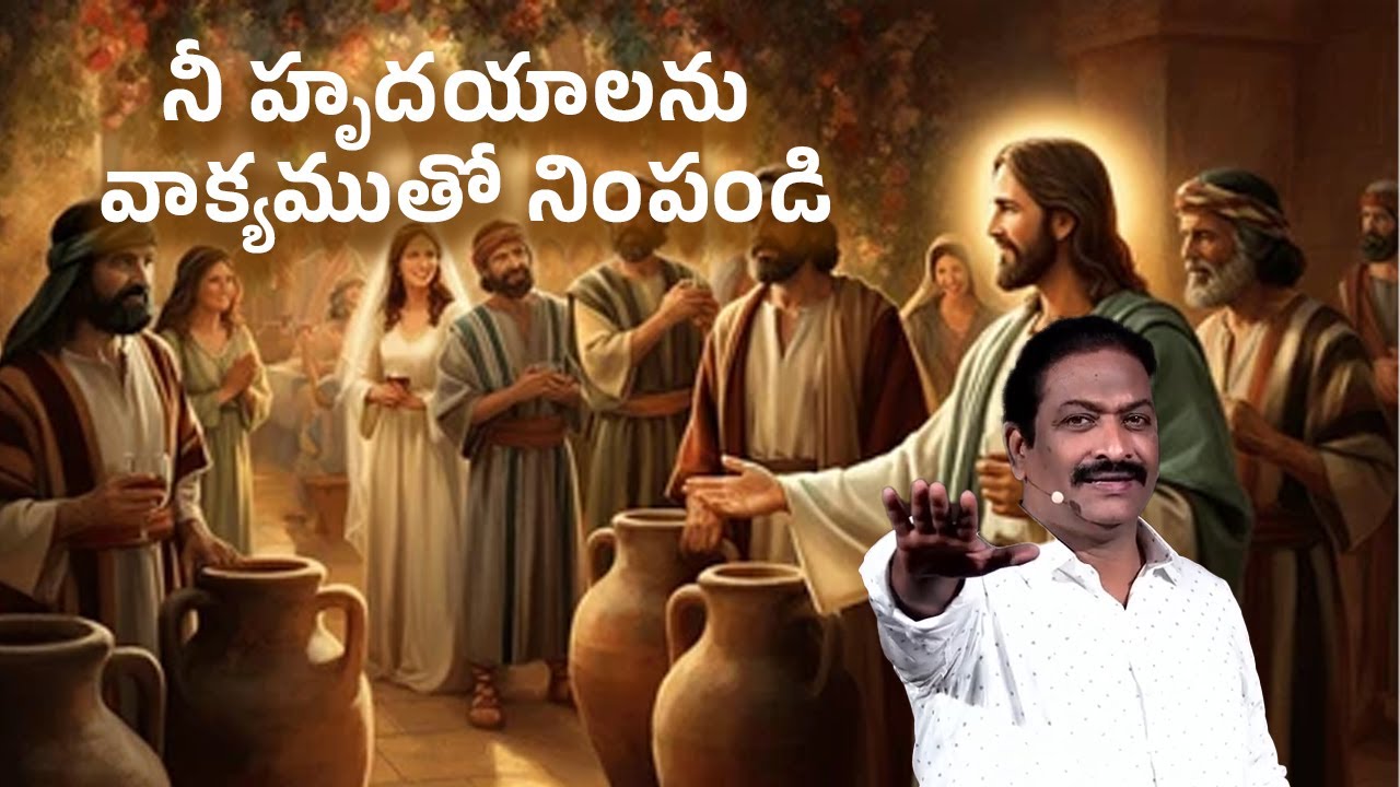 నీ హృదయాలను వాక్యముతో నింపండి | Rev.Dr.V.Rangaraju | Sajeeva Swaram | సజీవ స్వరం