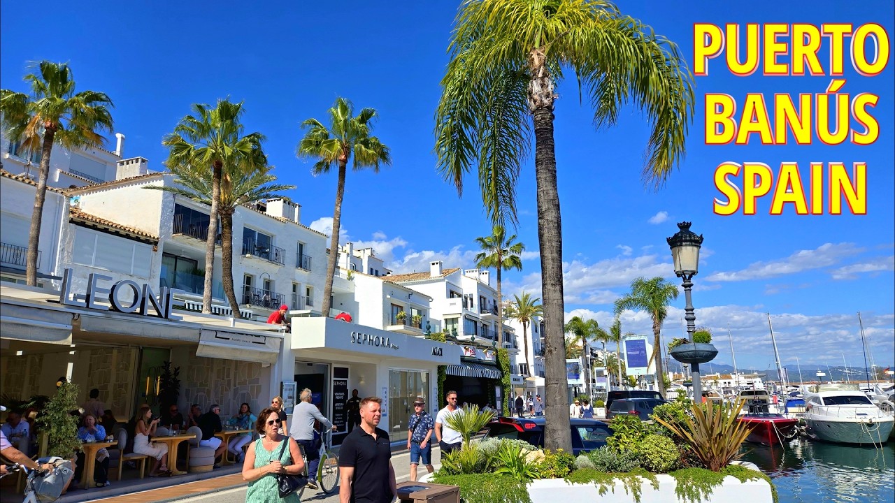 THE LUXURY CAPITAL - Puerto Banús, Marbella, Spain - 4K Walking Tour 2025