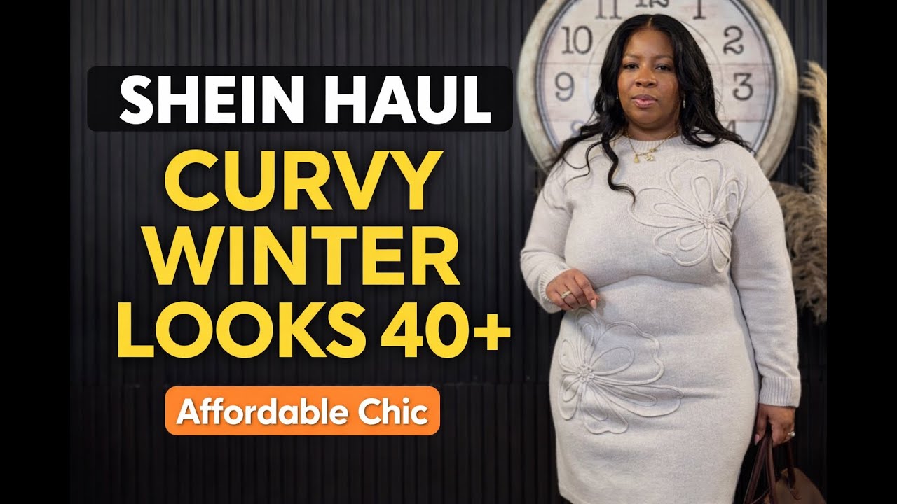 SHEIN Winter Haul for Curvy Women 40+