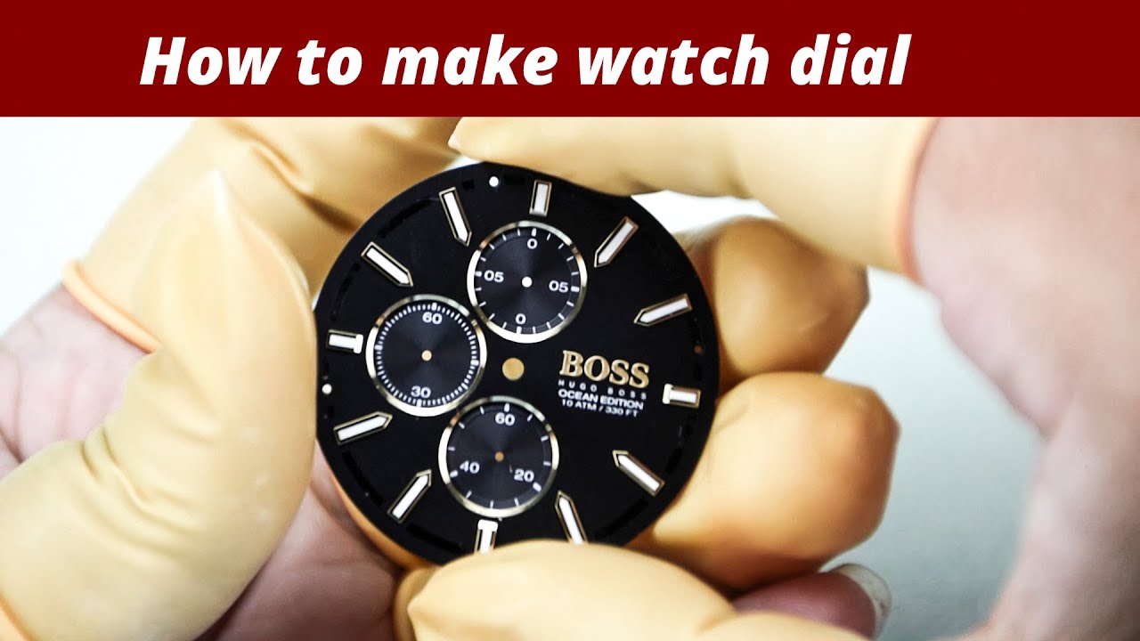 How to make watch dial
