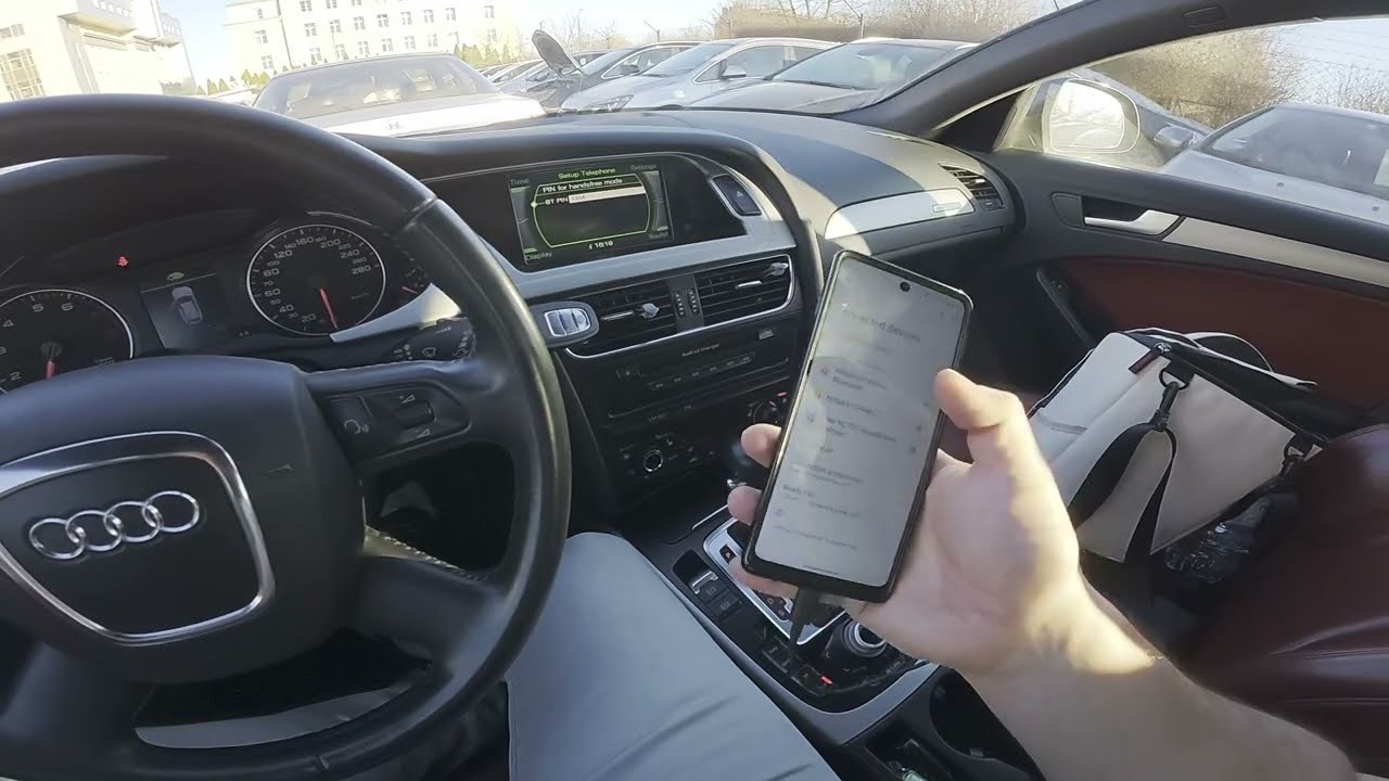 How to Pair Smartphone via Bluetooth with AUDI A4 B8 ( 2007 – 2015 )