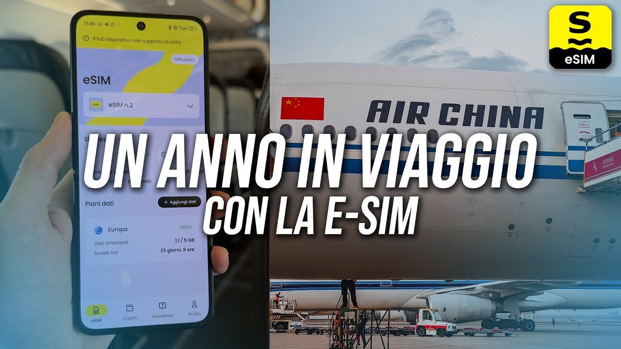 Un anno con l'E-SIM all'estero! Tra SICUREZZA e CONSIGLI per usarla al meglio