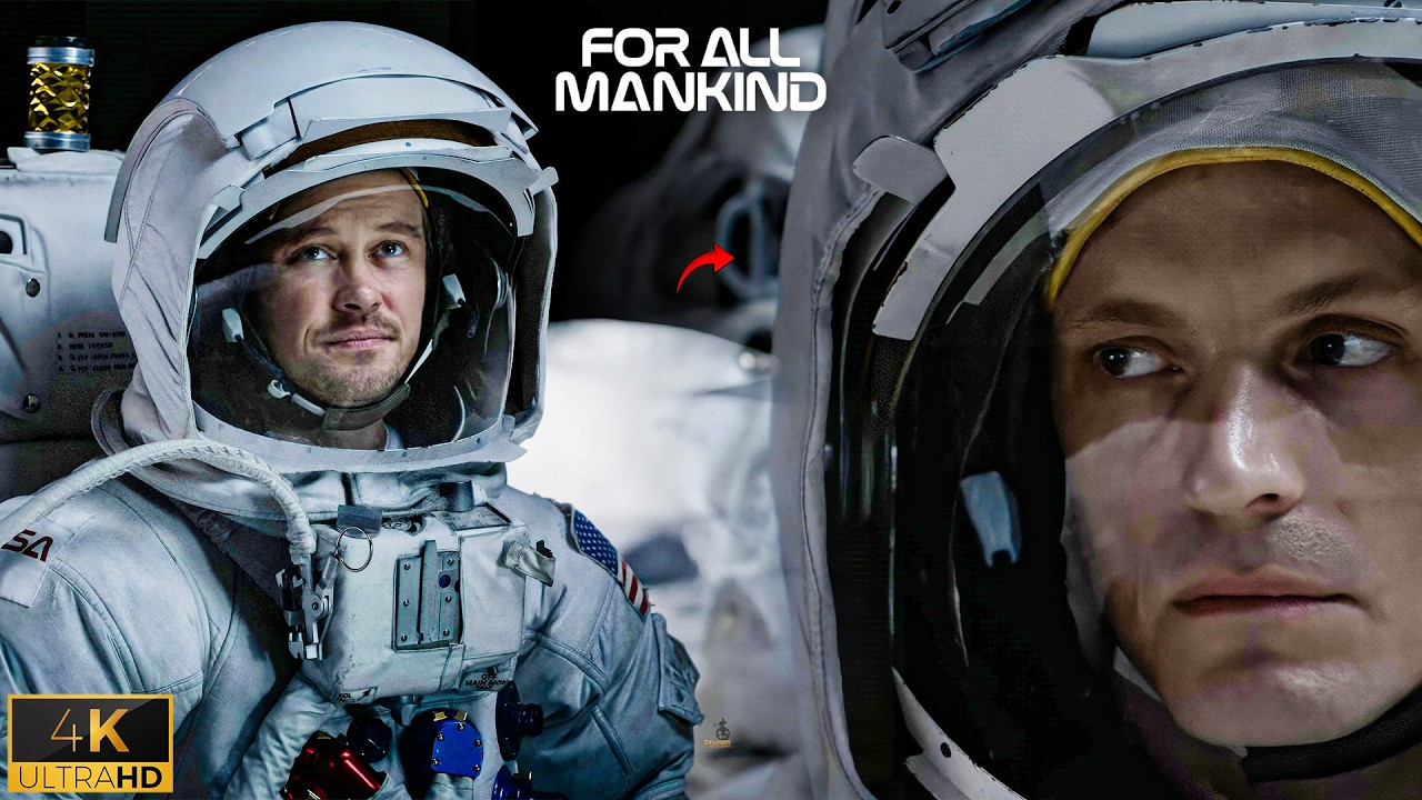Эд успокаивает паникующего Гордо на Луне | Для всего человечества | Сцена в 4K