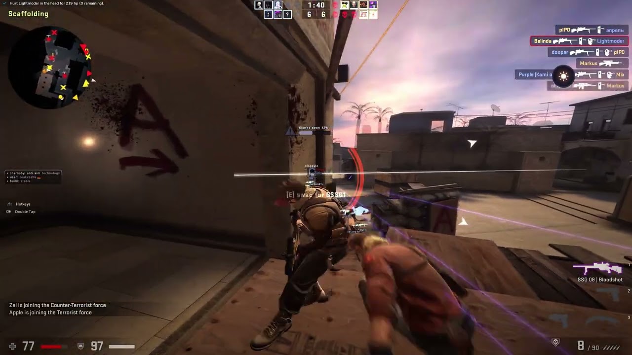 hvh with neverlose.cc ft. chernobyl.lua