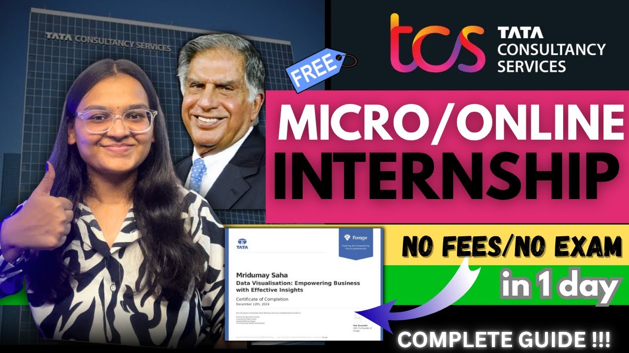 🚀TATA Virtual Internship 2025 | Free Certificate | No Fees No Exam #freeinternship #internship