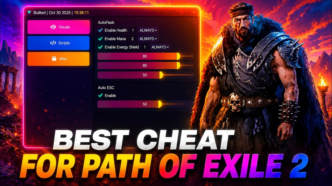 Path of Exile 2 Mod Menu 2026 (Бесплатно на ПК) Undetected | ESP + Loot Filter и Auto Pickup [Без...