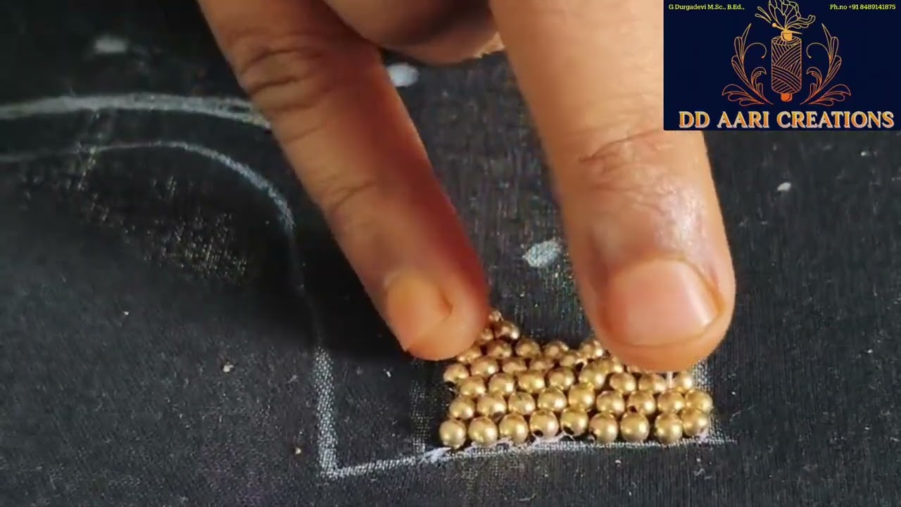 Advance Class Beads Water Filling Stitch