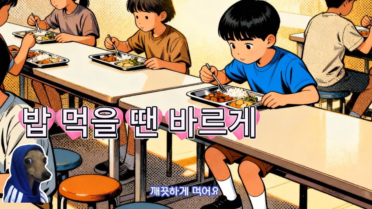밥 먹을 땐 바르게