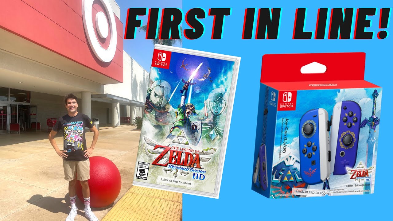 FIRST IN LINE FOR THE Legend of Zelda Skyward Sword HD *WAITING 24HRS*