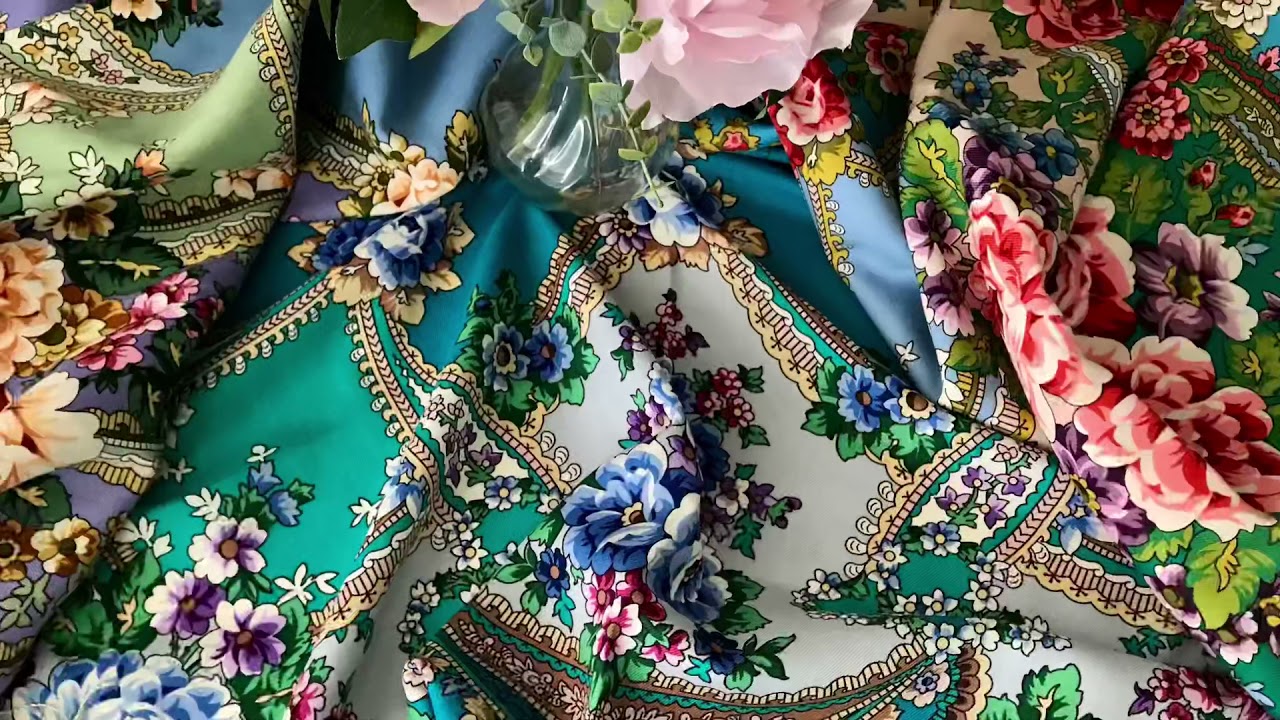 Шали Весна из серии Времена года Златы Ольшевский …и просто Весна💚💚💚