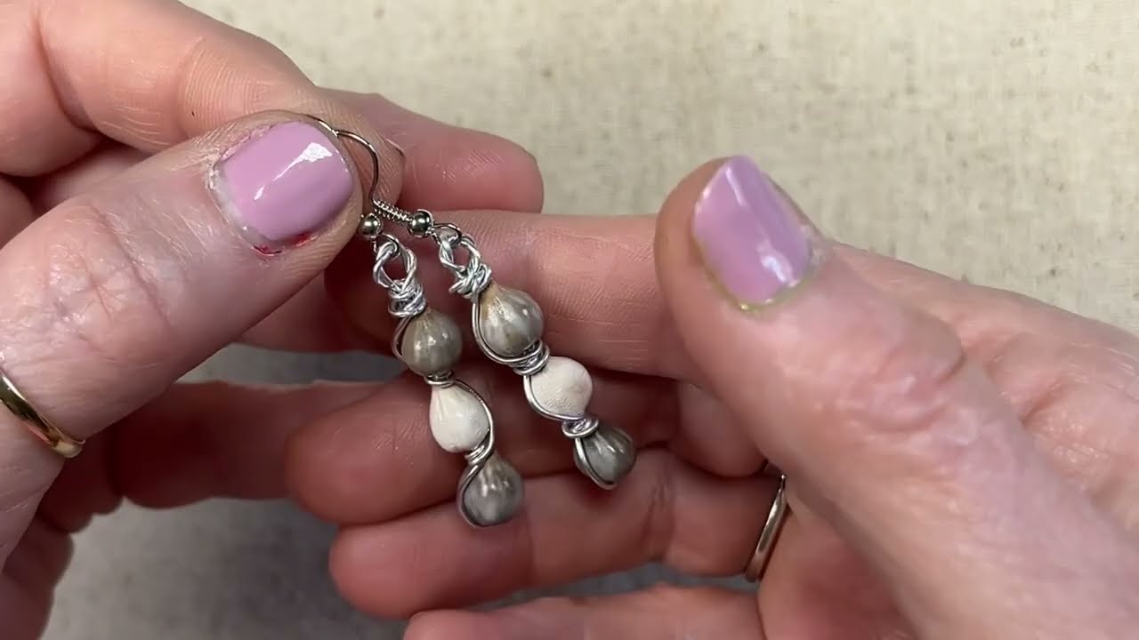 Job's Tears Earrings Tutorial
