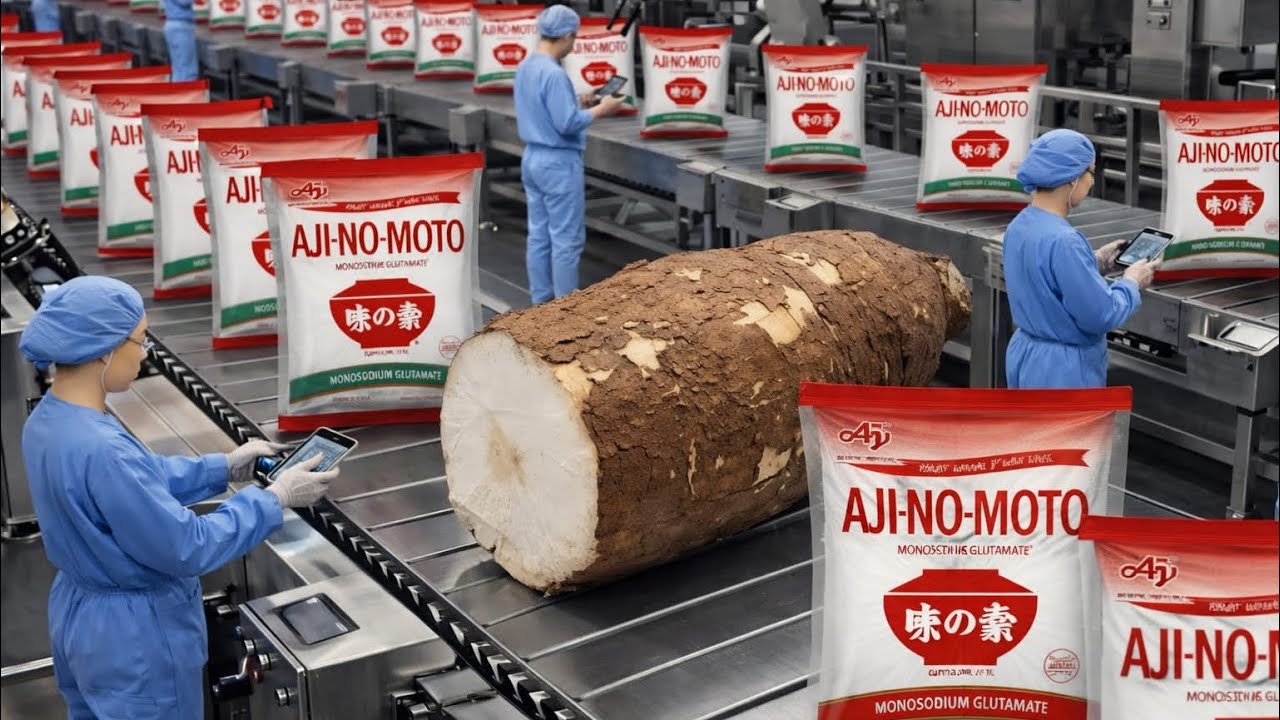 Inside the Giant Ajinomoto Factory &ndash; How MSG Is Made from Cassava | Full Industrial Process