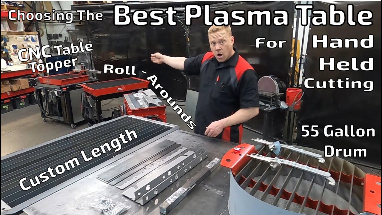Best Plasma Tables for Hand Cutting - Wet vs. Dry cutting - on small, large and CNC water tables