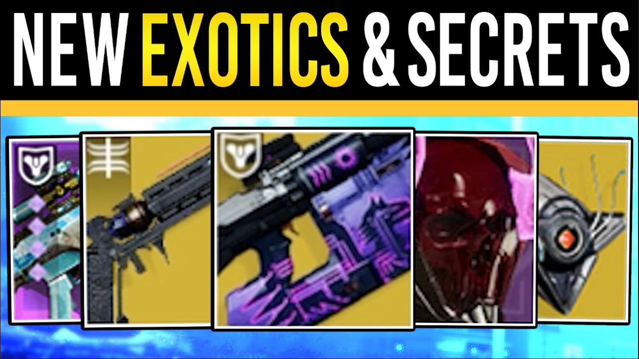 Destiny 2: НОВЫЙ ЭКЗОТИЧЕСКИЙ ЛУТ И СЕКРЕТЫ! Экзотическое ОРУЖИЕ, скрытые награды, новые титулы, ...