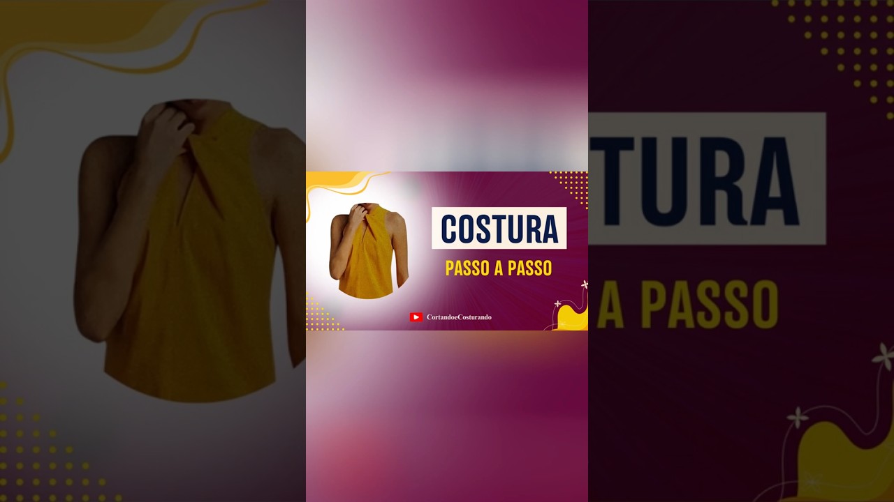 Costura Decote com gola e al&ccedil;a