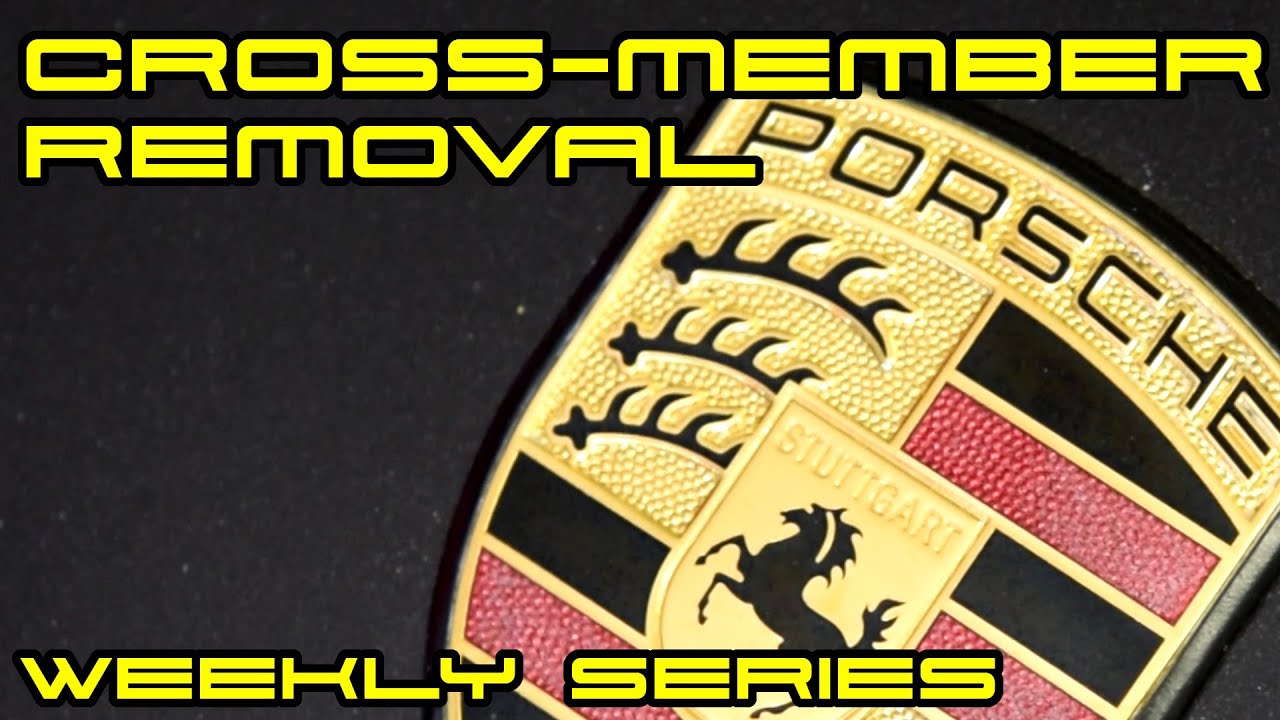 Porsche 928 Episode 27 - How to remove the engine cross member