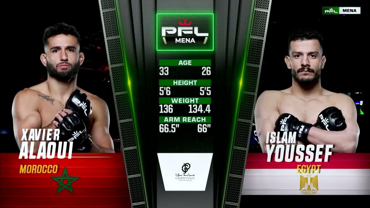 PFL MENA 7: Xavier Alaoui vs Islam Youssef Fight Highlight
