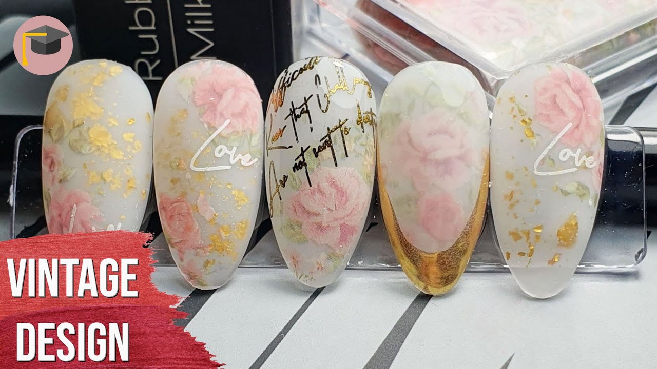 Elegant & Romantisch: So einfach gelingt dieses Vintage Design! 💅🏼🌸 Lovenails Tutorial 190