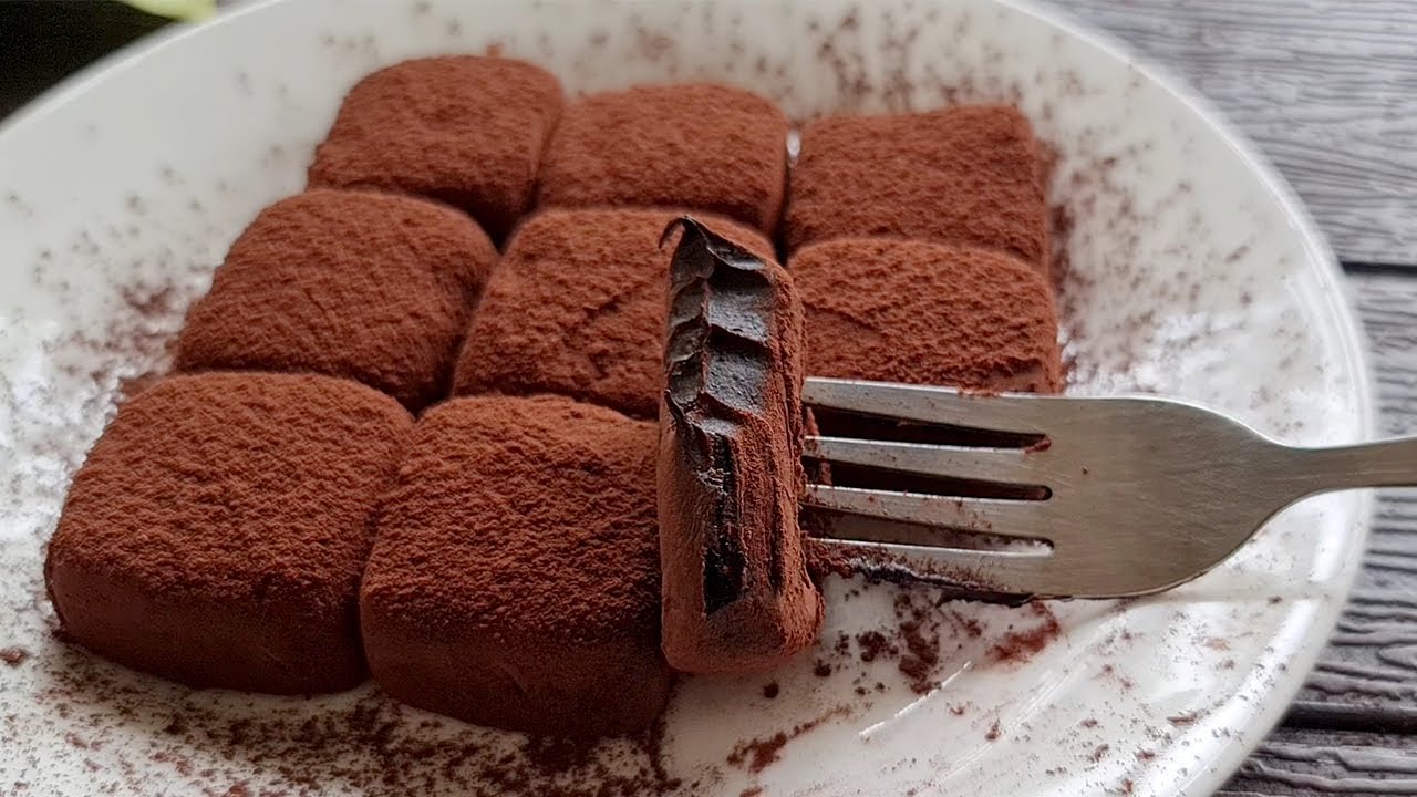 โกโก้หนึบ วัตถุดิบ4อย่าง สูตรควบคุมความหวานได้ l แม่มิ้ว l Condensed milk Cocoa  Homemade