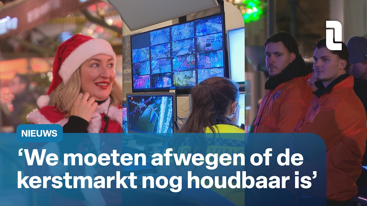 Hoog dreigingsniveau zorgt bij kerstmarkt Valkenburg voor meer veiligheidsmaatregelen | L1 Nieuws
