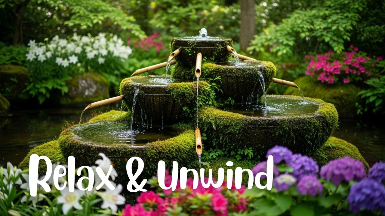 Relaxing Piano with Stream Sounds 🌿 Calm Music for Relaxation