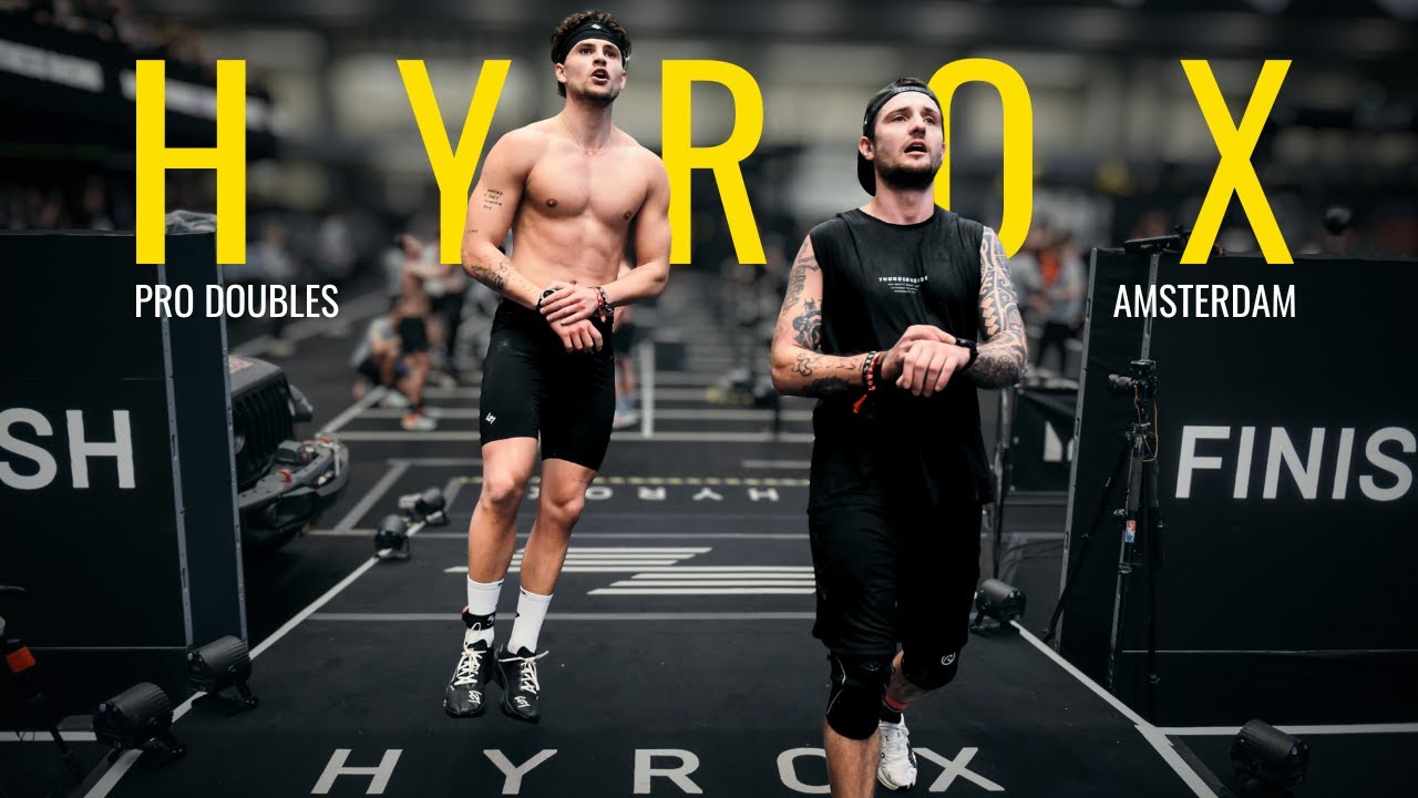 FELT EASIER THAN I THOUGHT - HYROX PRO DOUBLES AMSTERDAM + AMSTERDAM VLOG