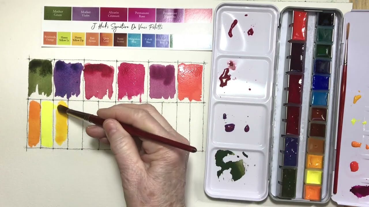 INTRODUCING JOYCE'S 18-COLOR DA VINCI PALETTE