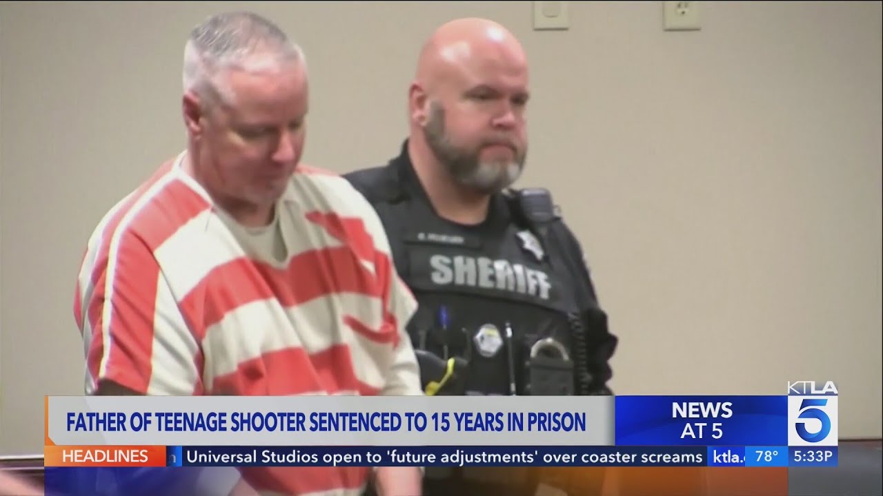 Father who gave his son the gun used in Georgia school shooting sentenced to 15 years