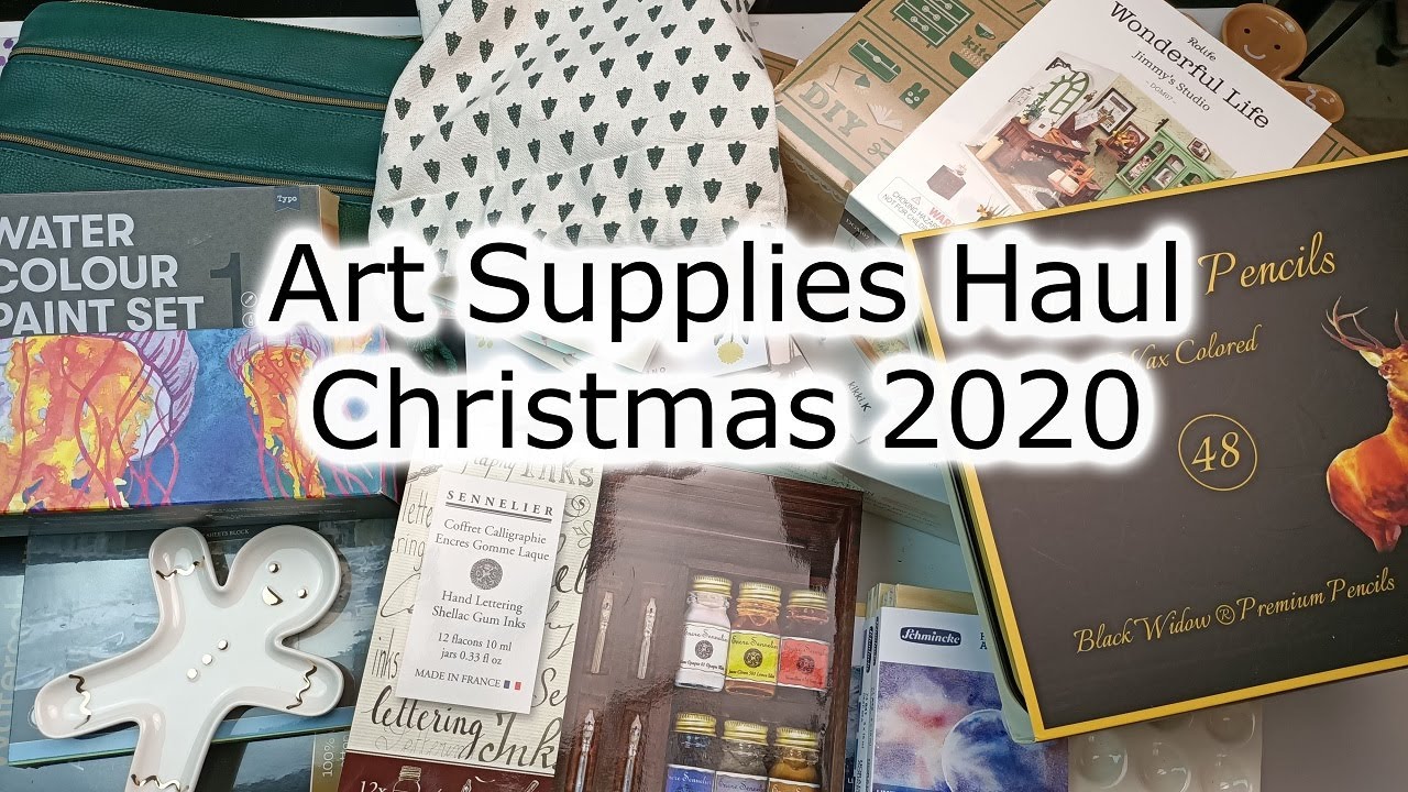 Art  Supplies Haul! Christmas 2020