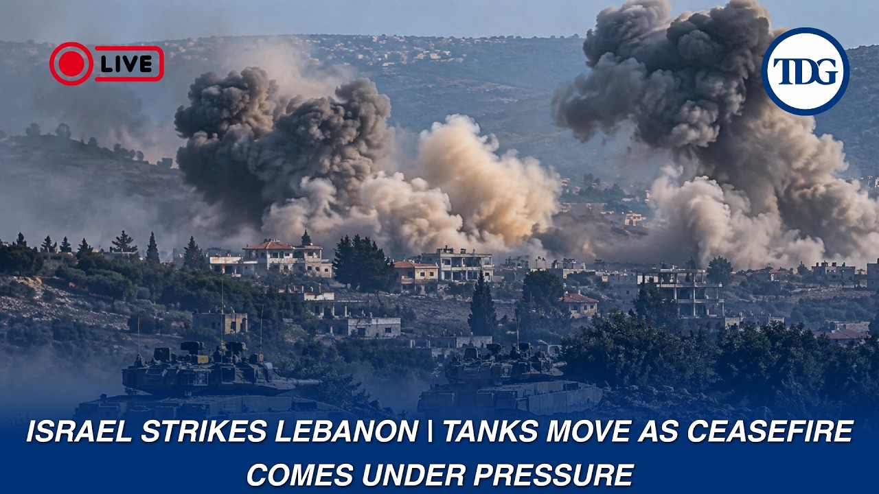 Israel-Lebanon Conflict LIVE | Southern Lebanon Shelling, Israeli Tanks, Smoke & Breaking News