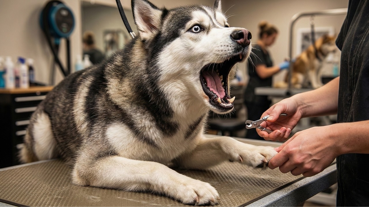 🐺 This Husky Met a Spider… What Happened Next Was Unbelievable 🕷️